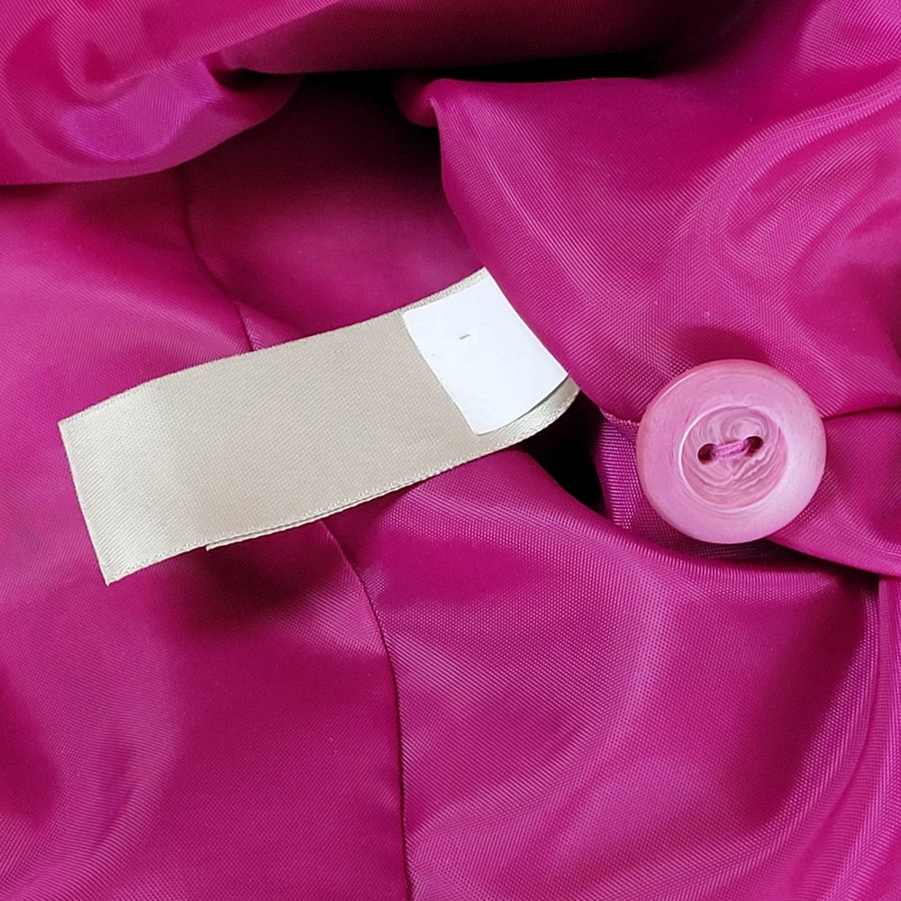 EUC Sigrid Olsen Silk Pink Tweed Blazer - Picture 7 of 15